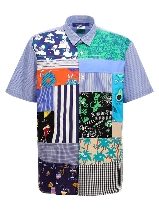 JUNYA WATANABE PATCHWORK SHIRT BY LOUSY LIVIN WMB024S241