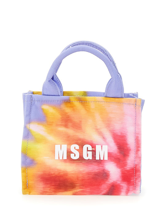 MSGM MINI CANVAS TOTE BAG 3641MDZ6075983