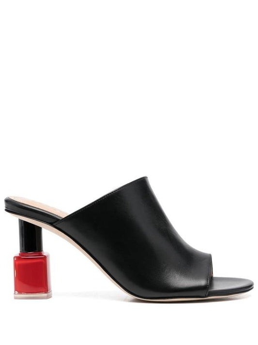 LOEWE Sandals Black L815379X69NAILPOLISH1107