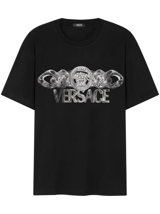 VERSACE T-shirts and Polos Black 10133021A134052B510