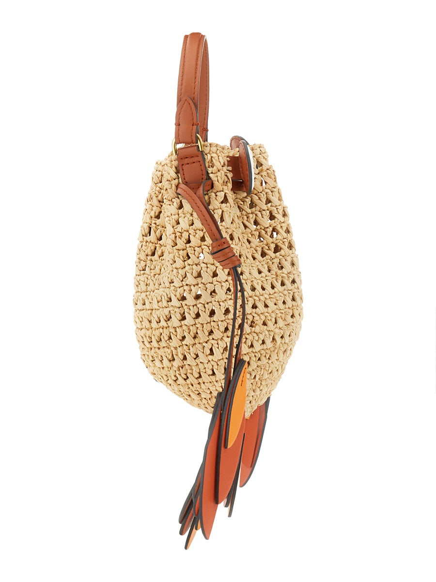 ANYA HINDMARCH "GOLDFISH" SHOULDER BAG 190657NATURAL