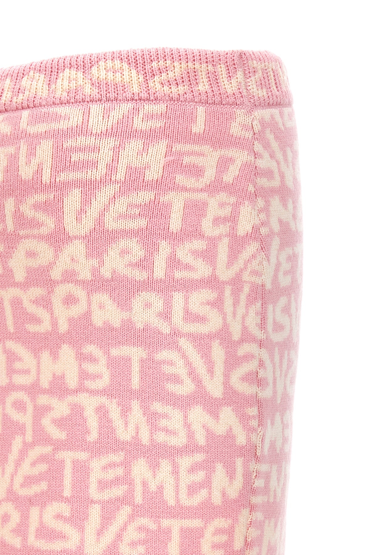 VETEMENTS 'GRAFFITI MONOGRAM' SKIRT WE64KN900PWPINKWHITE