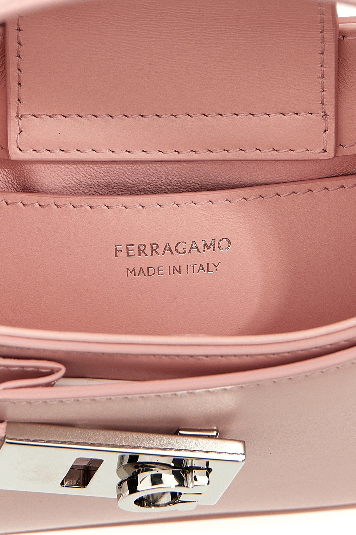 FERRAGAMO 'ARCHIVE MINI' HANDBAG 769169NYLUNDPINK