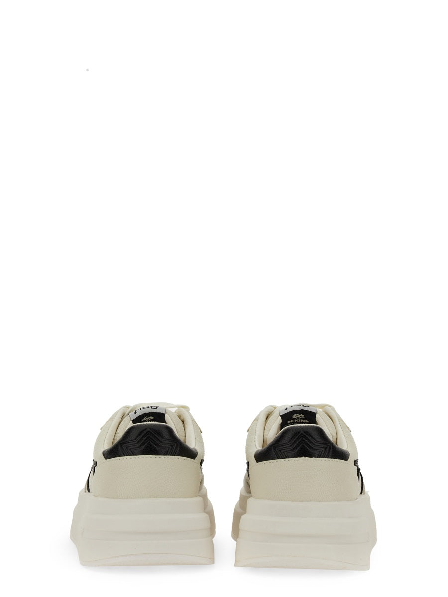 ASH SNEAKER "INSTANT" INSTANT01CALFSUEDEOFFWHITE/BLACK