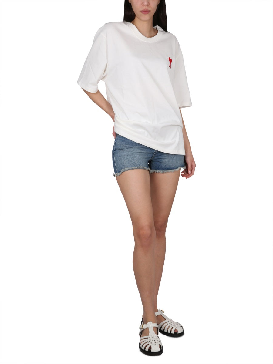 AMI Paris DENIM SHORTS FSO104DE0001480