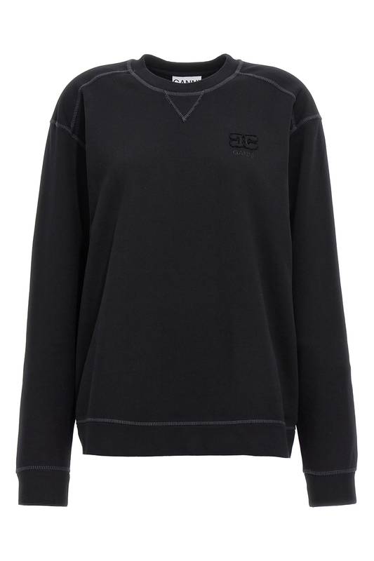 GANNI LOGO EMBROIDERY SWEATSHIRT T3566099