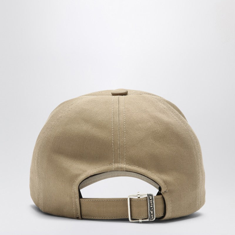 Saint Laurent Beige baseball cap with logo 778063-3YP19O_YSL-9700