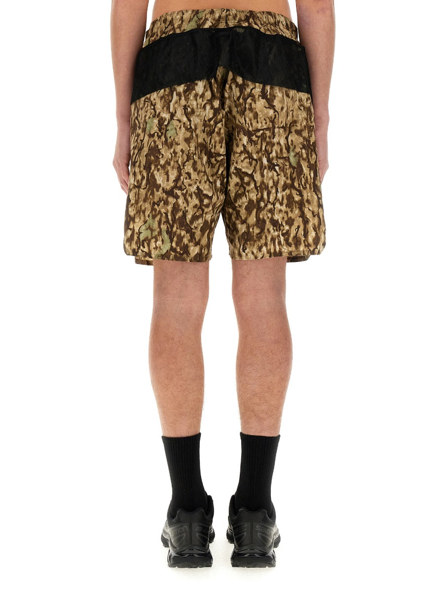 South2 West8 POLY STRETCH BERMUDA SHORTS OT468HORNCAMO