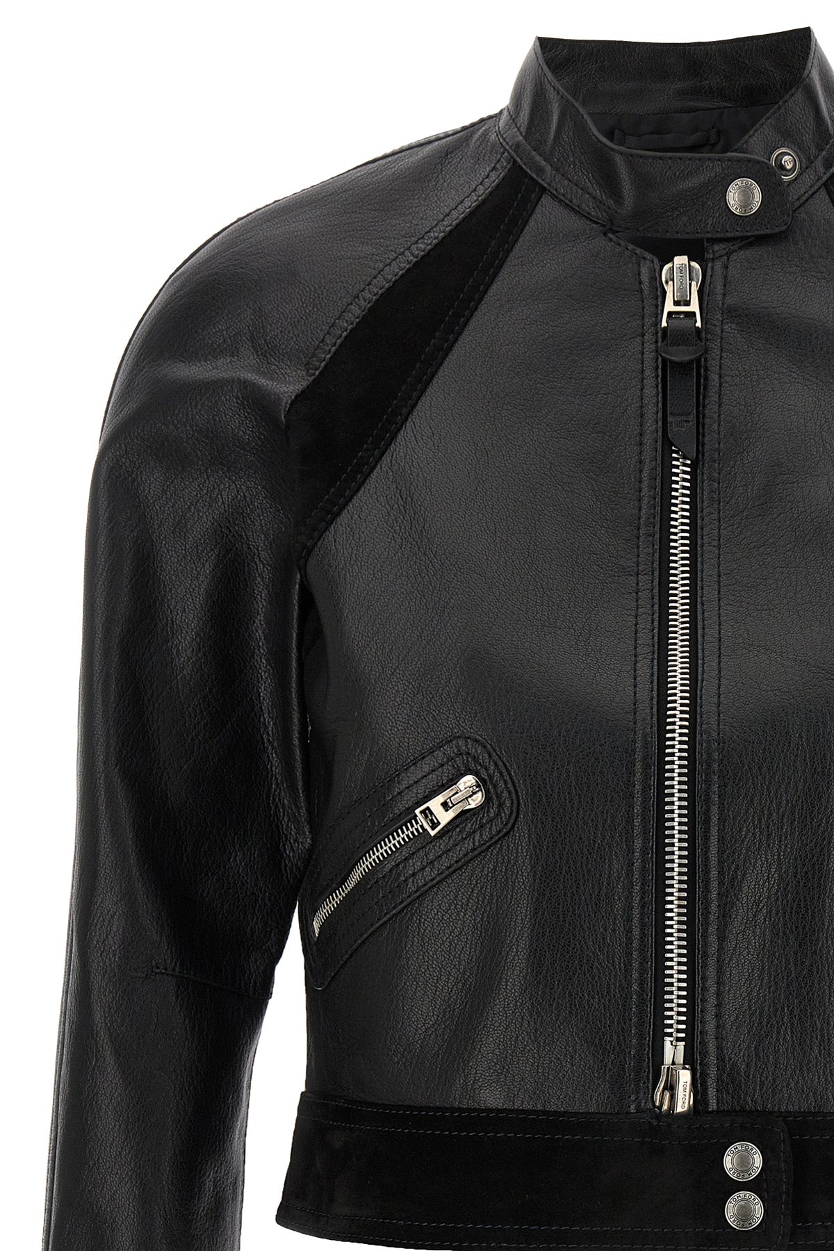 TOM FORD LEATHER JACKET CSL737LEX309LB999