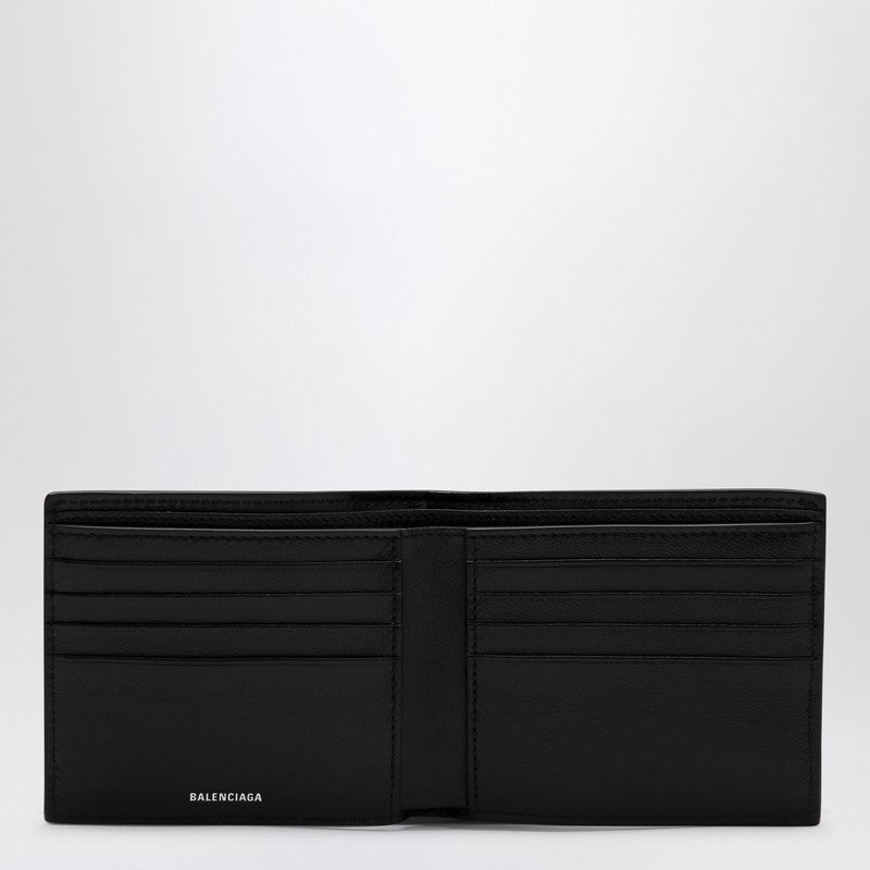 Balenciaga Black leather Superbusy bi-fold wallet 8018372AA9ZP_BALEN-1000