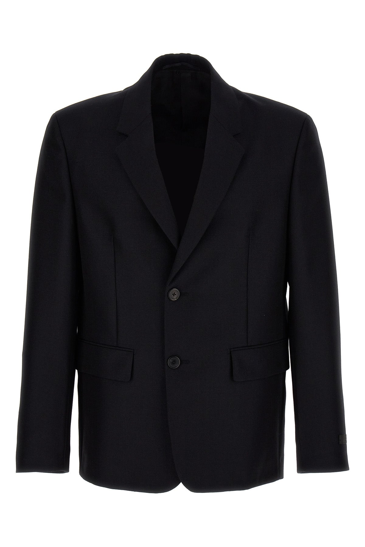 Prada REMOVABLE COLLAR SINGLE-BREASTED BLAZER UGM2341WC1F0008