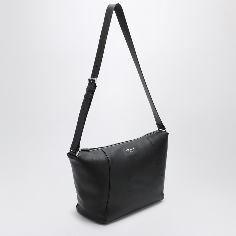 Prada Black leather shoulder bag 2VH177OOO2CYSP_PRADA-F0002