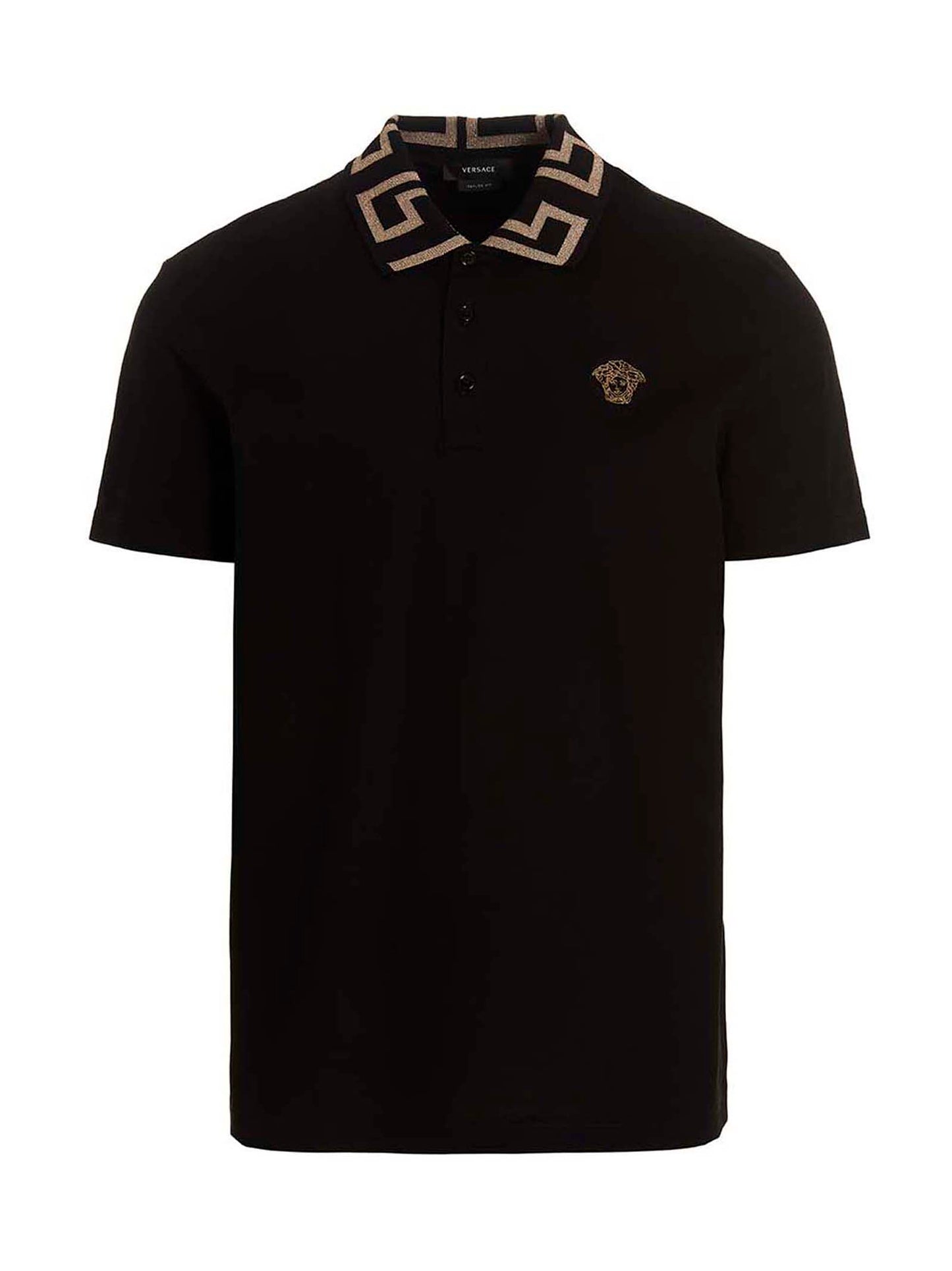 VERSACE 'GRECA' POLO SHIRT A874021A061991B000