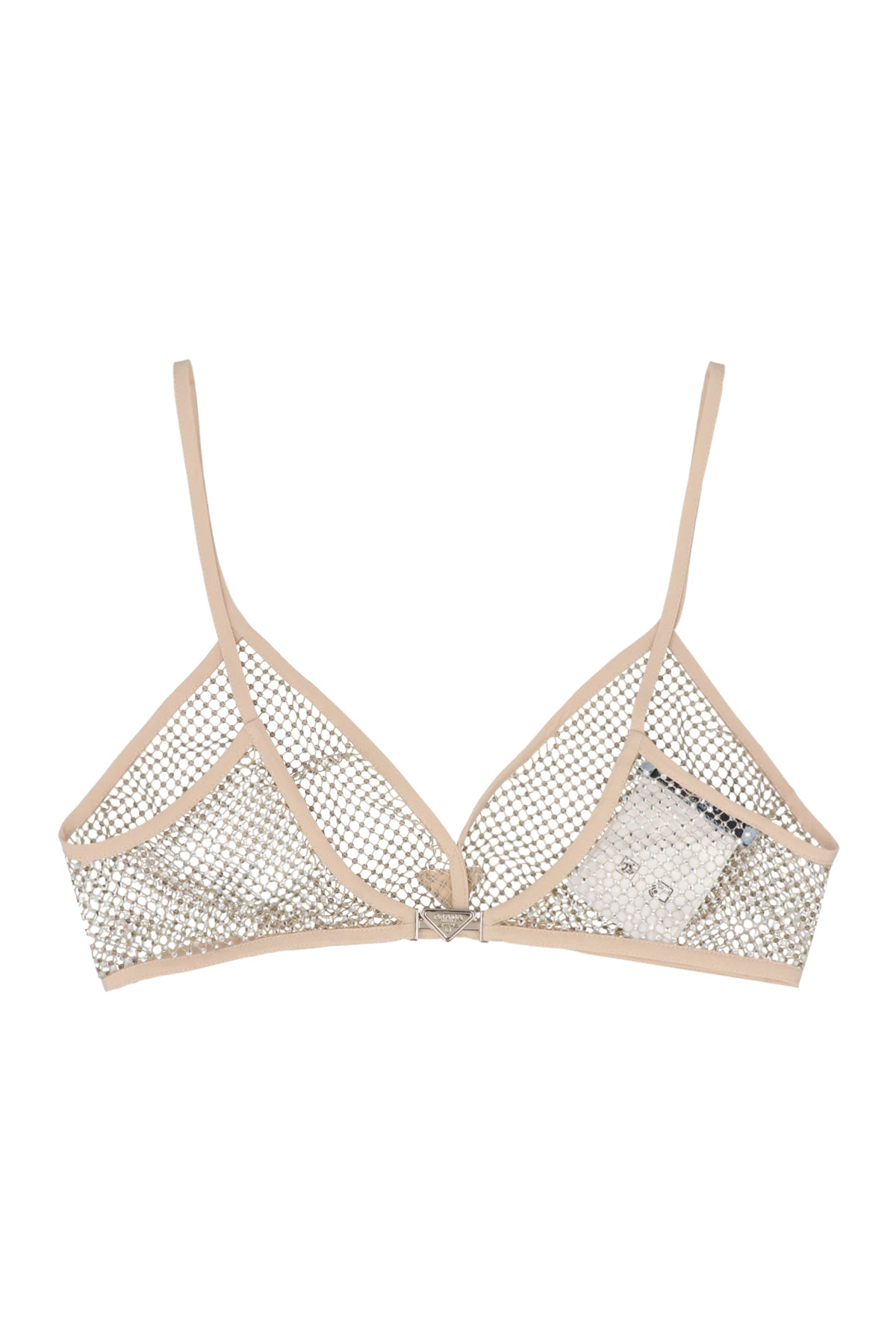 Prada RHINESTONE MESH BRA P918LRS23112B6F0Z2D