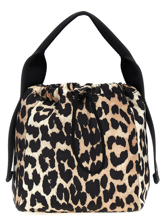 GANNI leopard tech handbag A5743943