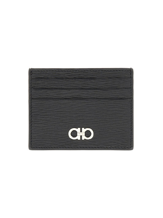 FERRAGAMO LEATHER CARD HOLDER 69891466A302004