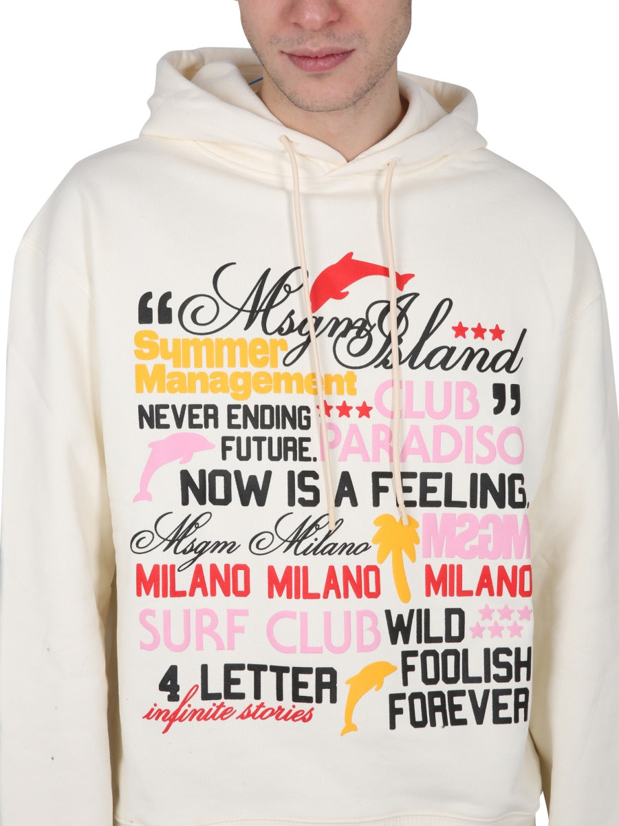 MSGM SWEATSHIRT WITH LOGO 3440MM17523700102