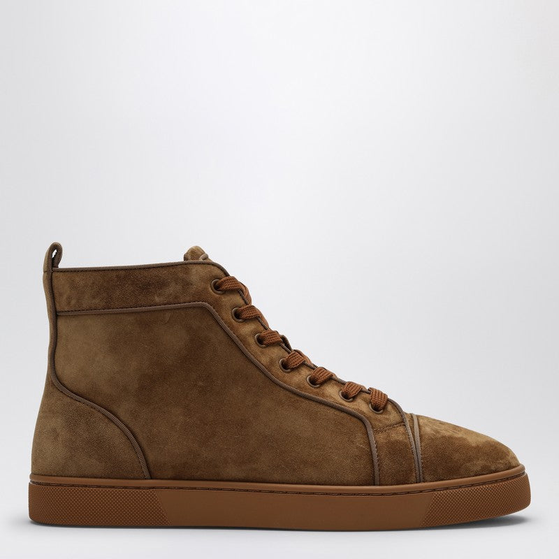 Christian Louboutin Brown suede Louis High-top sneakers 3240076VELP_LOUBO-C958