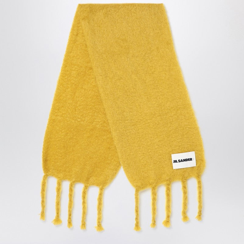 Jil Sander Yellow mohair blend scarf J40TE0118J40041P_JILSA-815