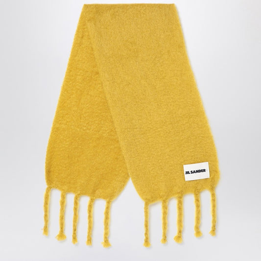 Jil Sander Yellow mohair blend scarf J40TE0118J40041P_JILSA-815