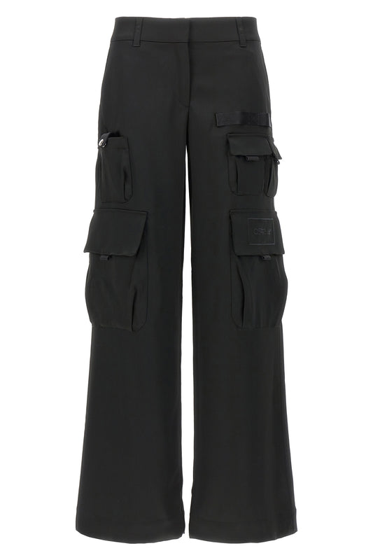 Off-White 'SATIN TOYBOX CARGO' PANTS OWCF017S24FAB00310101010