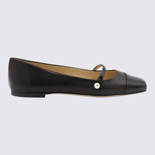 JIMMY CHOO Flat shoes Black ELISAFLATPTZ000074