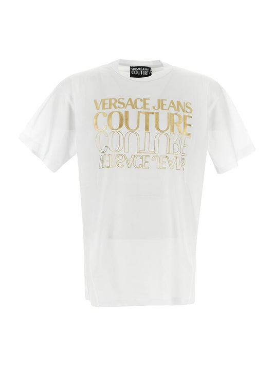 VERSACE JEANS COUTURE VERSACE JEANS COUTURE T-shirt white 76GAHT10CJ00TG03