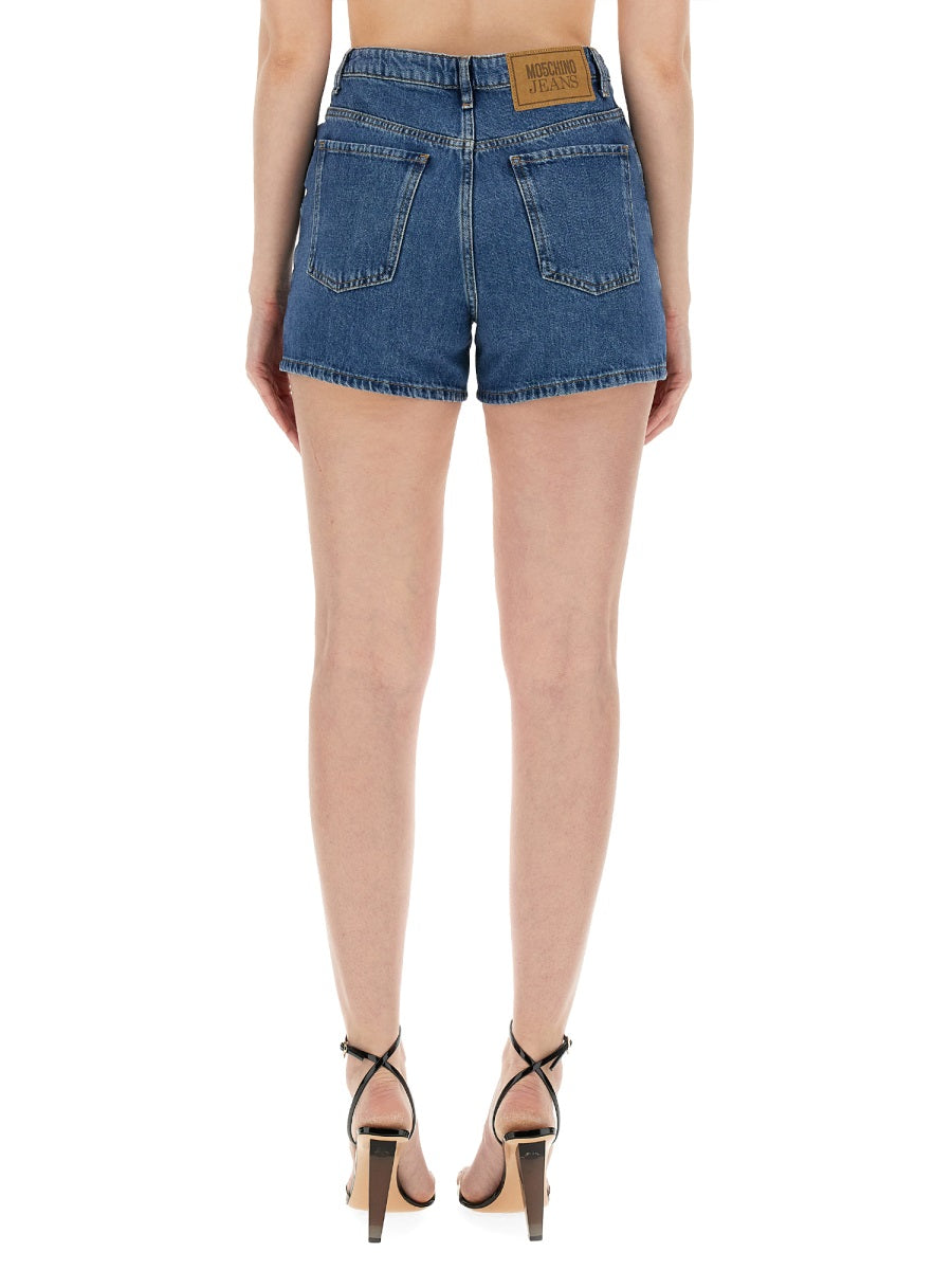 MOSCHINO JEANS DENIM BERMUDA SHORTS 030137351282