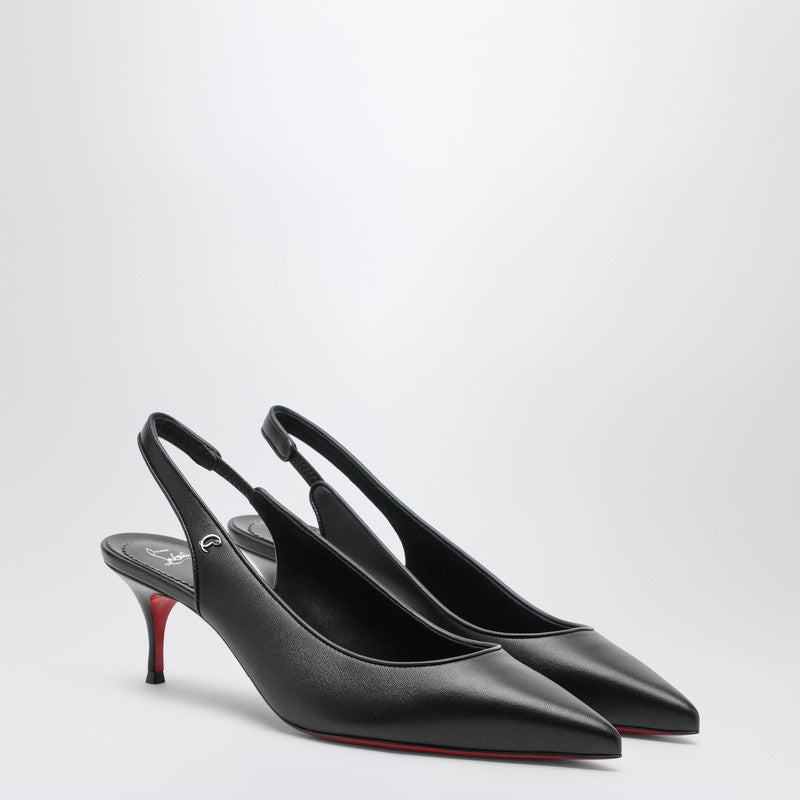 Christian Louboutin Black leather Sporty Kate slingback 3240004LEP_LOUBO-B439