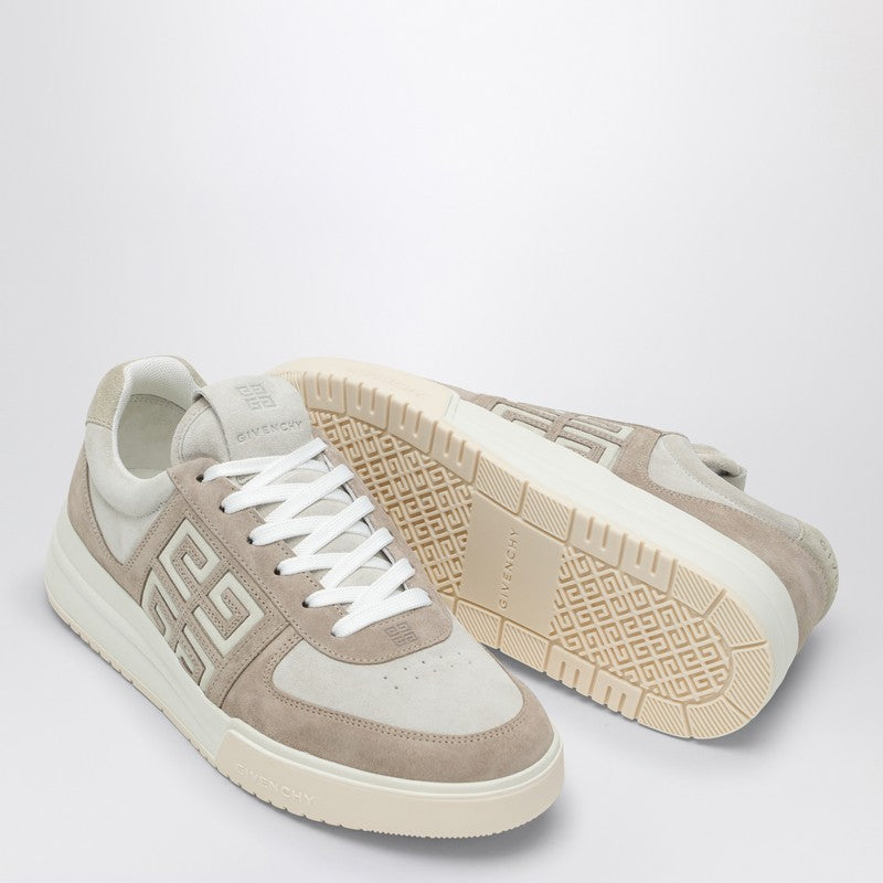 GIVENCHY Beige/white suede G4 Sneaker BE0030E21UP_GIV-291