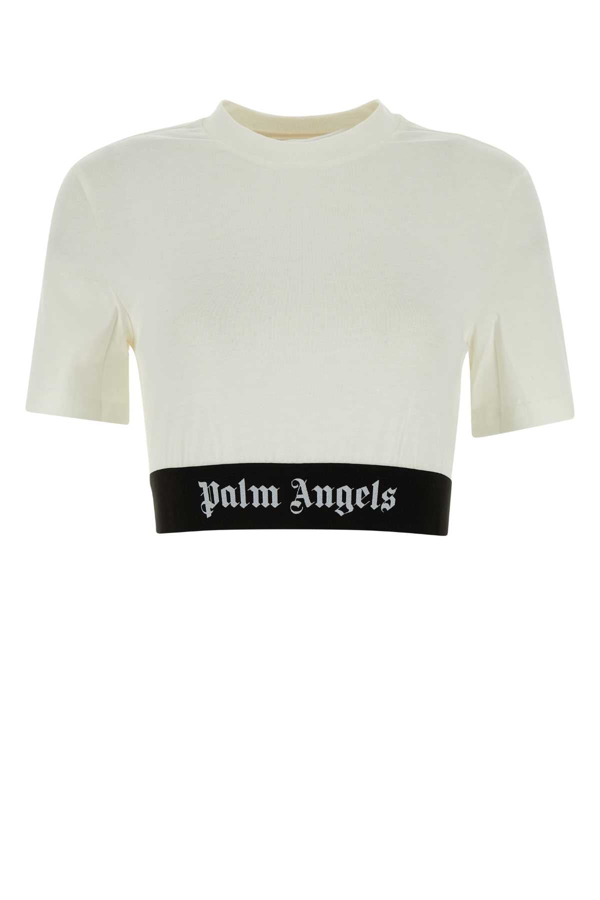 Palm Angels CROPPED T-SHIRT PWAA051S24JER0010310