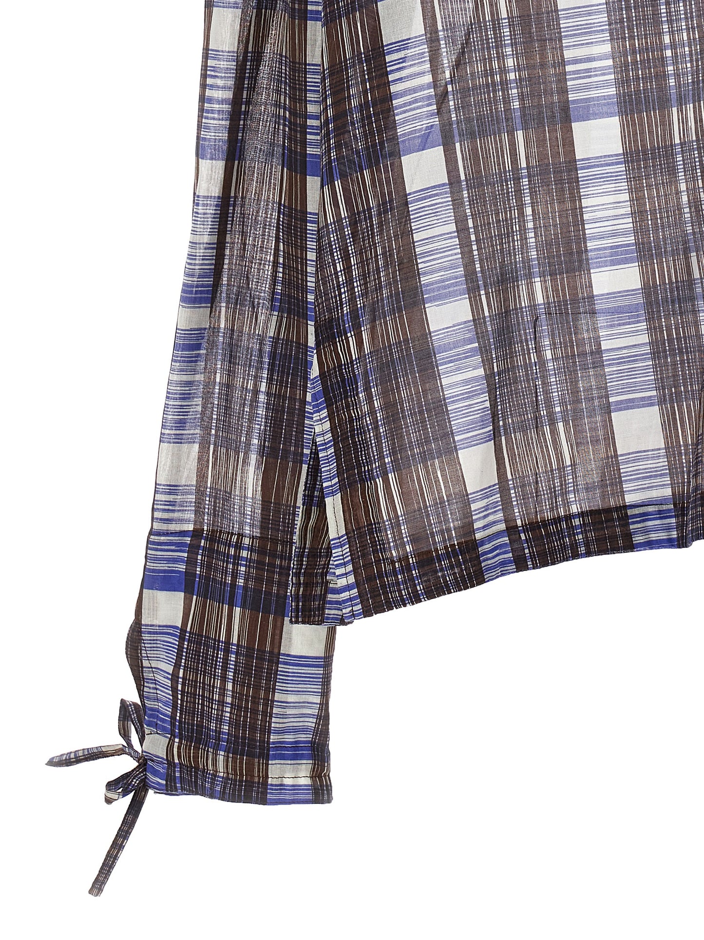 FERRAGAMO CHECK BLOUSE 0765427COCOA