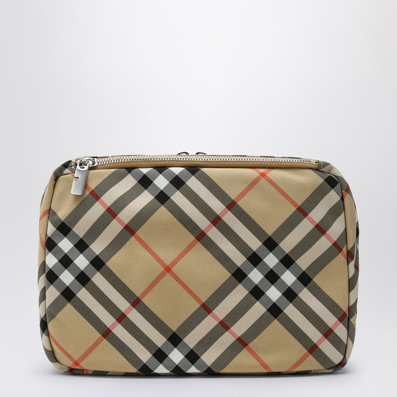 Burberry Check travel pouch 8092707158564P_BURBE-A2021