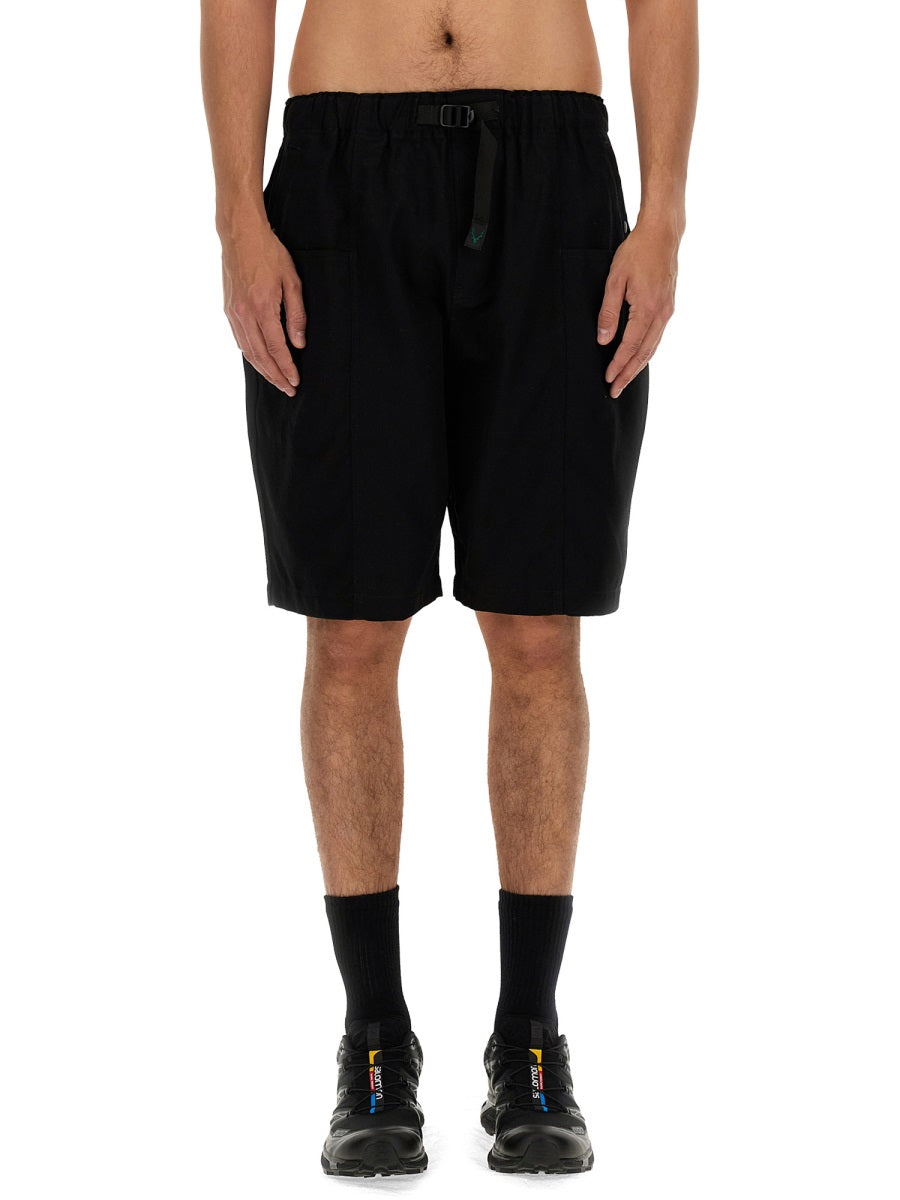 South2 West8 TWILL BERMUDA SHORTS OT499D-BLACK