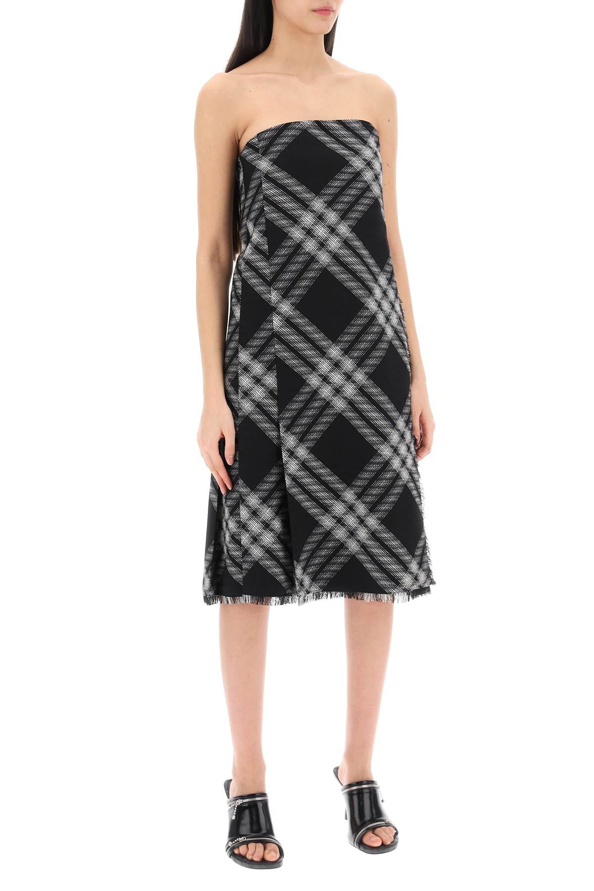 Burberry midi dress with check pattern 8083033A7680