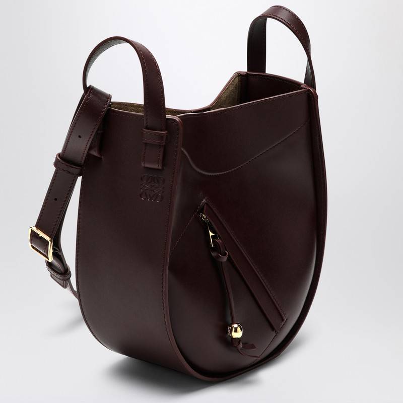 LOEWE Dark Burgundy small Hammock bag A538HHSX01LEQ_LOEW-7240