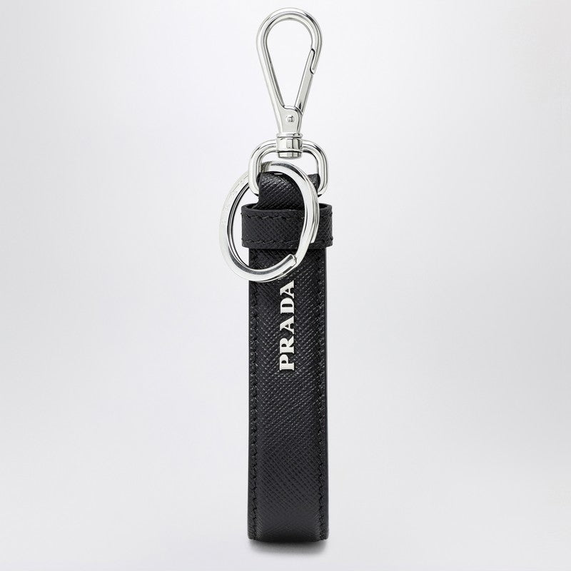 Prada Black Saffiano leather keychain 2PP68T053N_PRADA-F0002