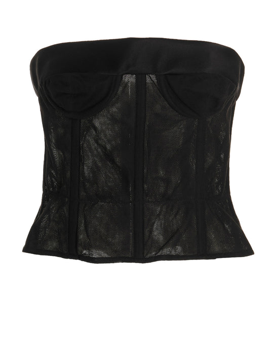 Maison Margiela MESH BUSTIER TOP SI0NT0001S60416900