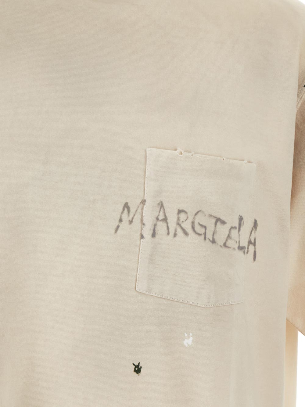 Maison Margiela T-shirt beige S50GC0695S24567102