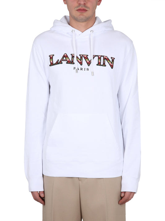 LANVIN SWEATSHIRT WITH LOGO EMBROIDERY RM-HO0001J199-P230140