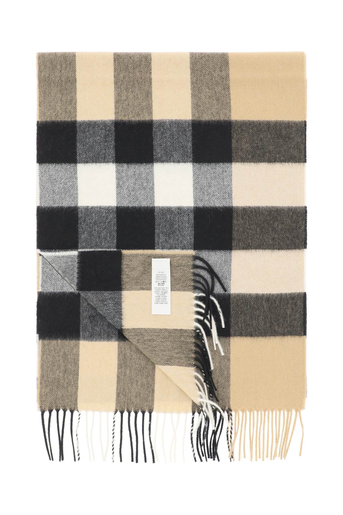 Burberry cashmere tartan scarf 8077890A7026