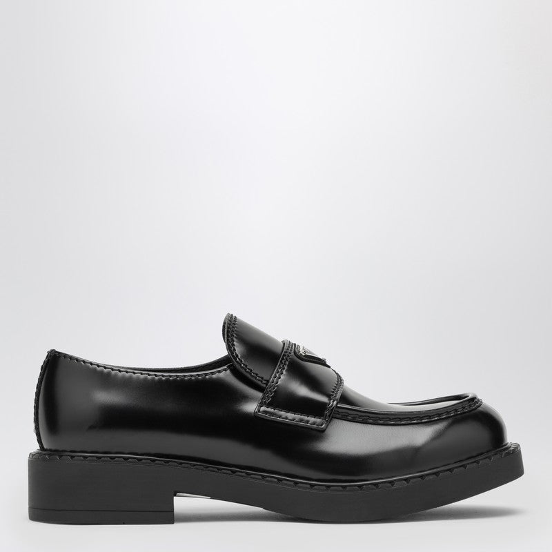 Prada Chocolate loafer in black brushed leather 2DE127000055P_PRADA-F0002