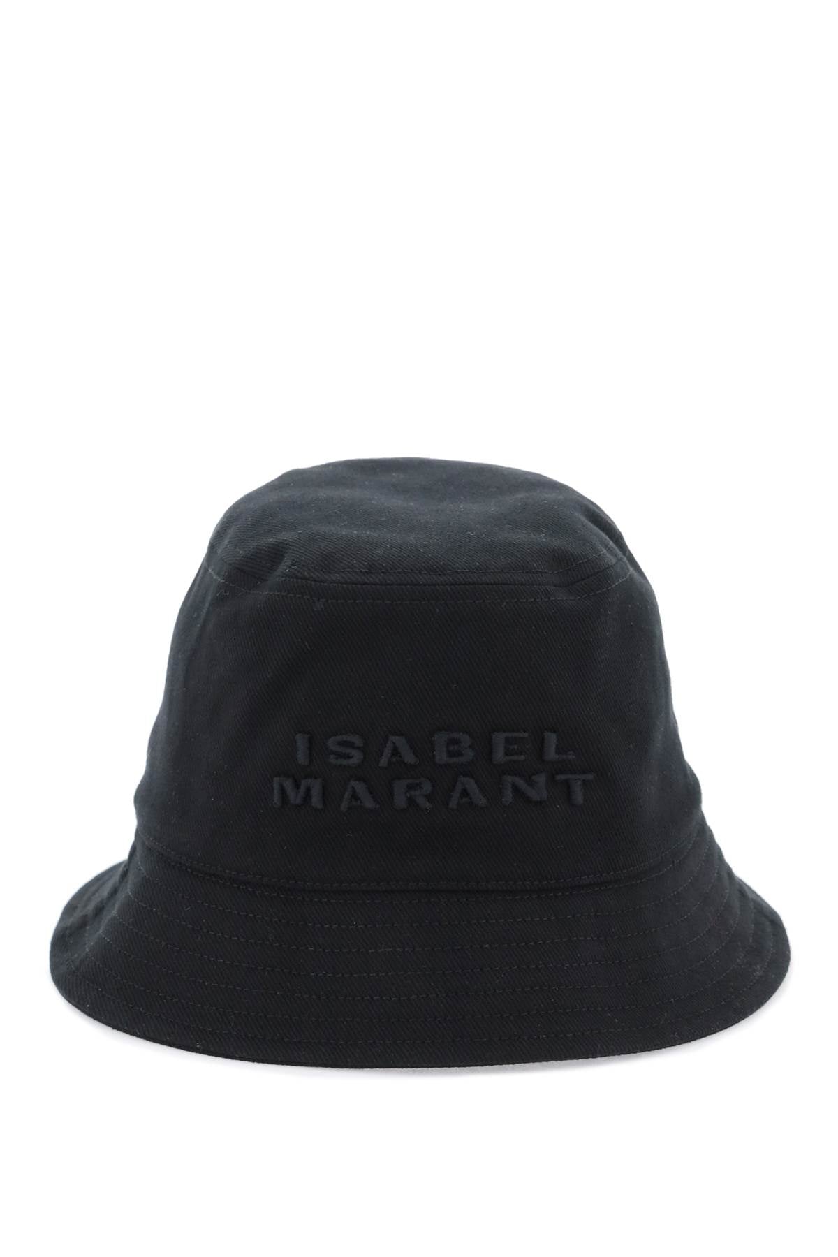 Isabel Marant embroidered logo bucket hat CU001XFAA2C08ABKBK