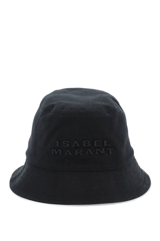 Isabel Marant embroidered logo bucket hat CU001XFAA2C08ABKBK