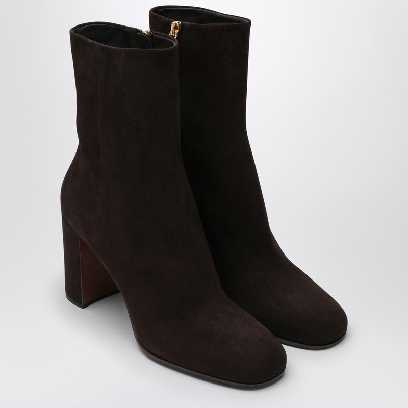 Prada Dark brown suede boot 1T631N085008P_PRADA-F0003