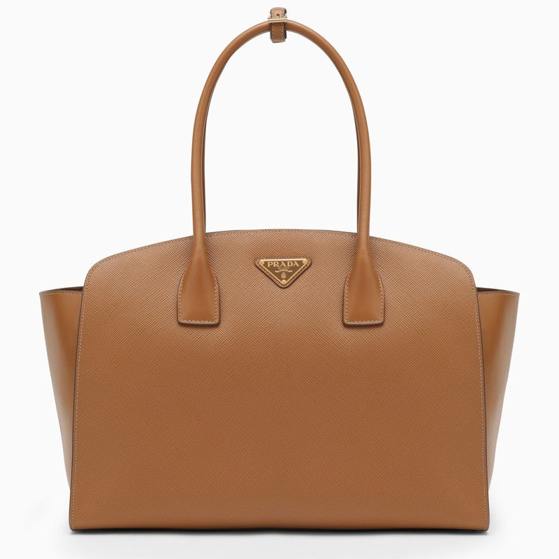 Prada Large caramel-coloured leather shopping bag 1BG514OOO2EGMO_PRADA-F03BH