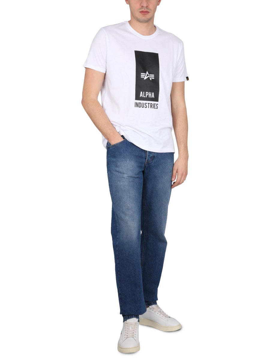 ALPHA INDUSTRIES LOGO PRINT T-SHIRT 12654709