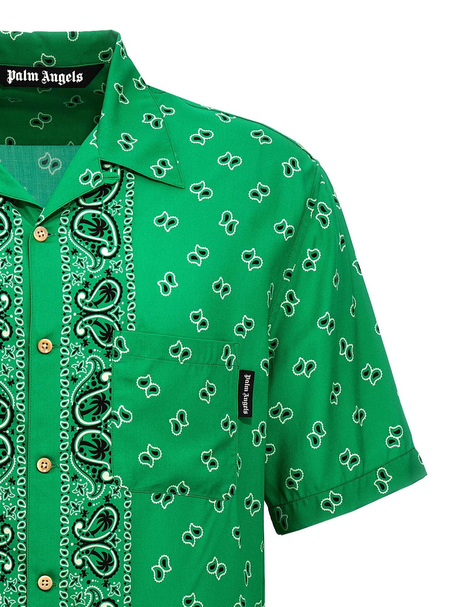 Palm Angels 'PAISLEY BOWLING' SHIRT PMGG005S24FAB00655555555