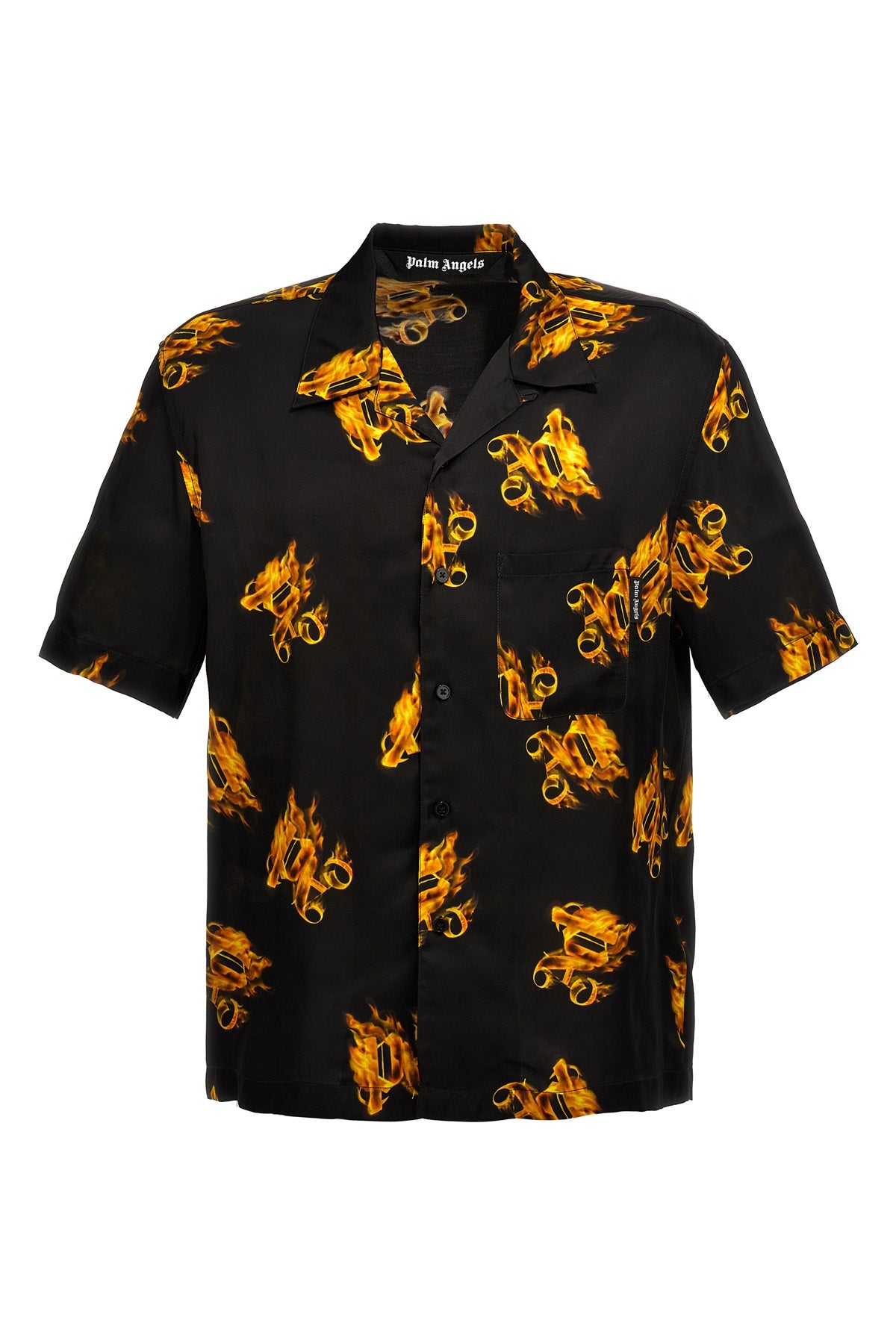 Palm Angels 'BURNING MONOGRAM' SHIRT PMGG005R24FAB00210761076