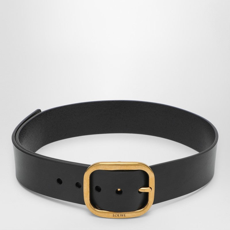 LOEWE Black calfskin belt E619244XAILEP_LOEW-8654